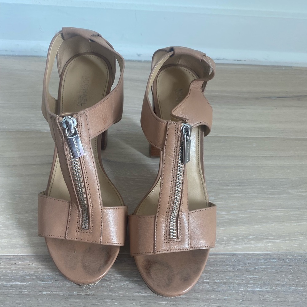 Michael Kors zip up heels